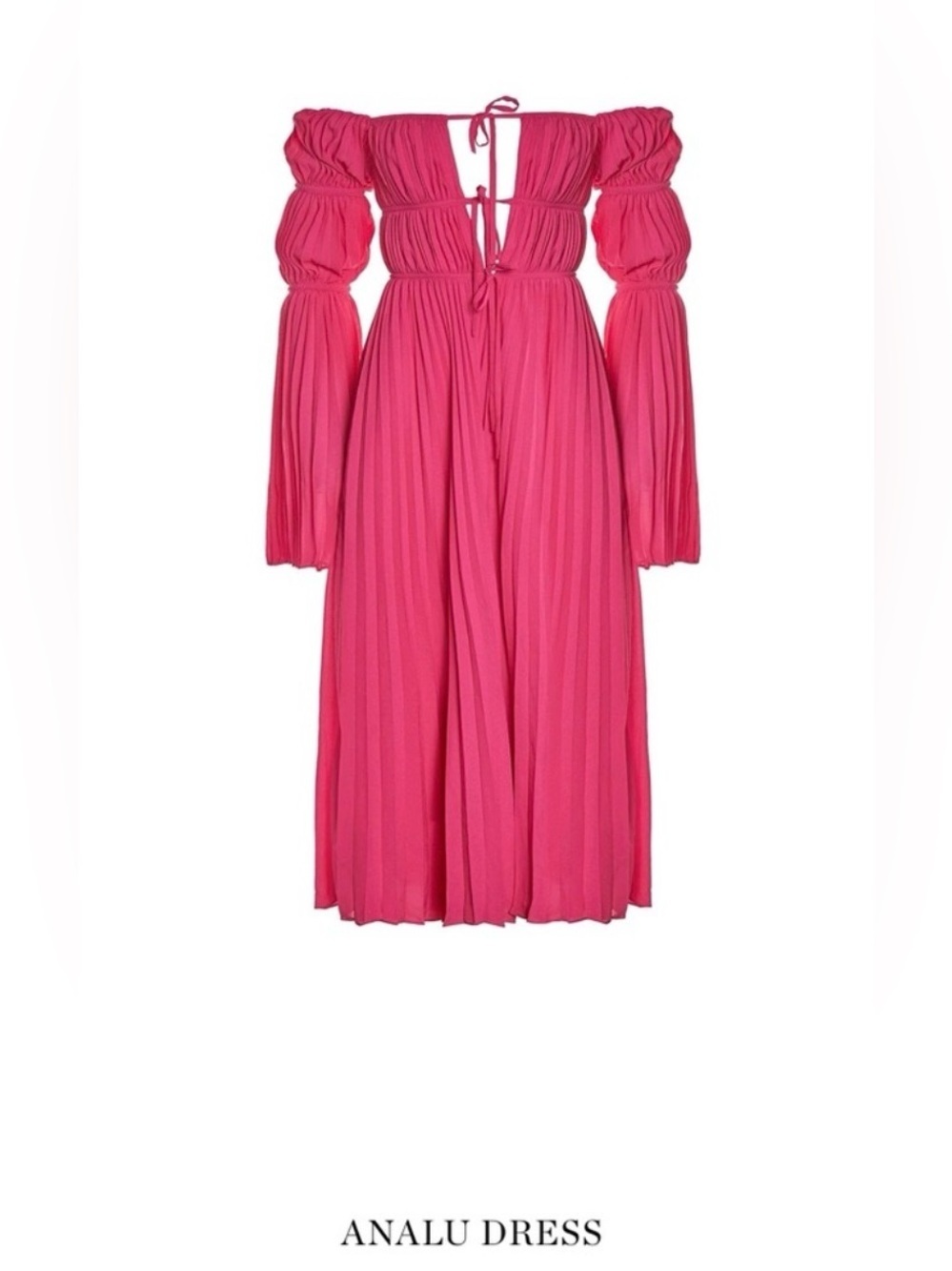 ALAMOUR - Hot Pink Analu Dress - Picture 4 of 8